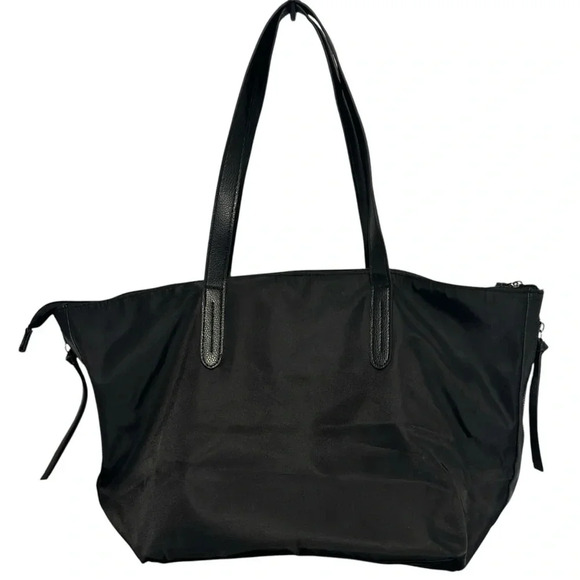 Botkier New York Bond Tote Bag Nylon Zipper Carryall in Black - Picture 3 of 8